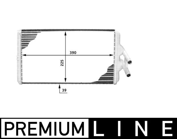 MAHLE AH 120 000P Heat Exchanger, interior heating