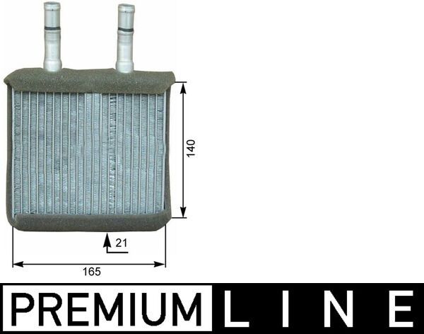 MAHLE AH 171 000P Heat Exchanger, interior heating