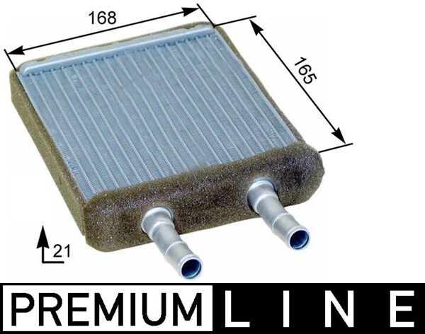 MAHLE AH 173 000P Heat Exchanger, interior heating