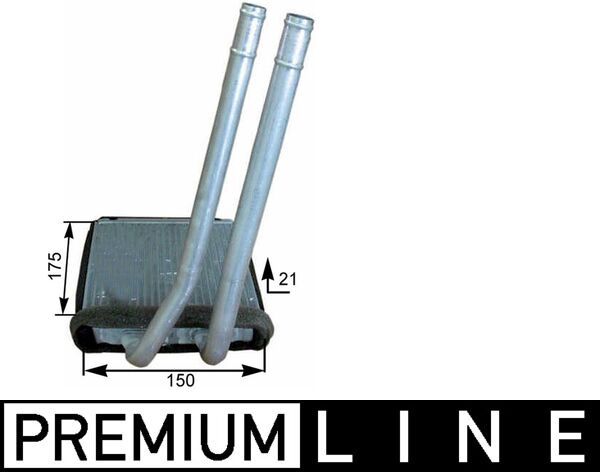 MAHLE AH 178 000P Heat Exchanger, interior heating