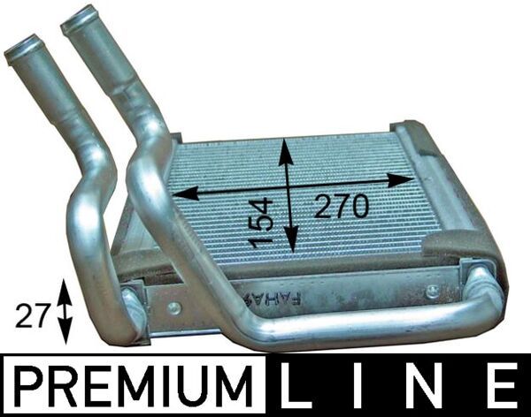 MAHLE AH 205 000P Heat Exchanger, interior heating