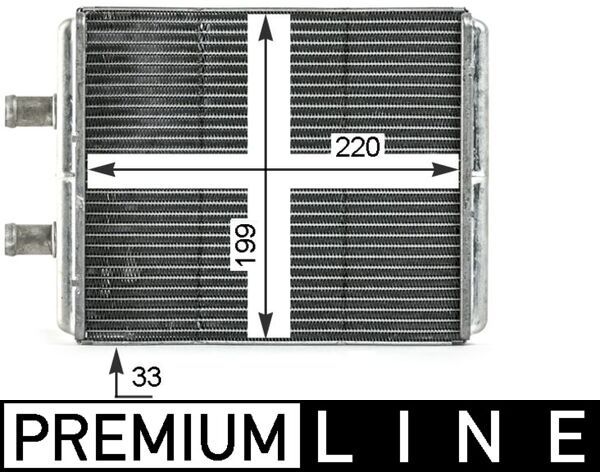 MAHLE AH 4 000P Heat Exchanger, interior heating