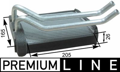 Heat Exchanger, interior heating MAHLE AH 174 000P