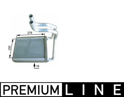 Heat Exchanger, interior heating MAHLE AH 175 000P