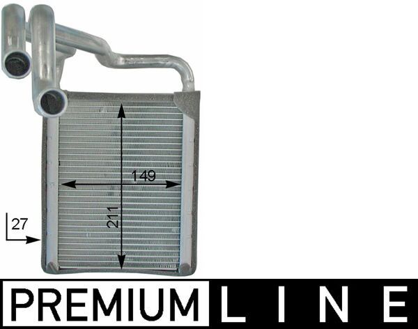 MAHLE AH 203 000P Heat Exchanger, interior heating