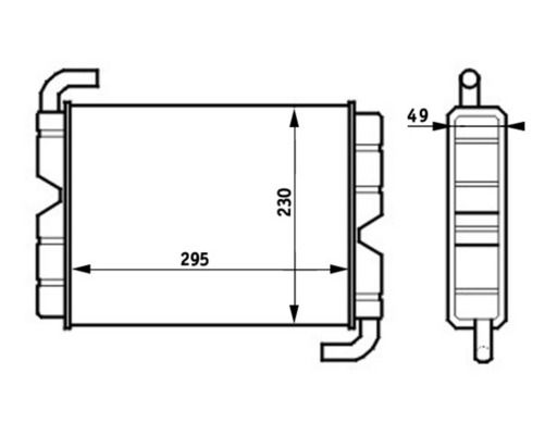MAHLE AH 45 000S Heat Exchanger, interior heating
