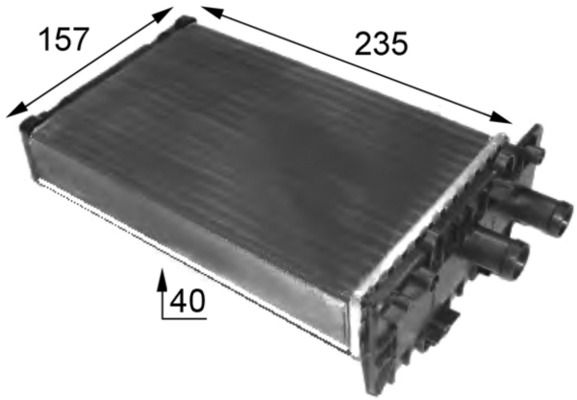 MAHLE AH 48 000S Heat Exchanger, interior heating