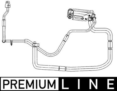 High-/Low Pressure Line, air conditioning MAHLE AP 112 000P