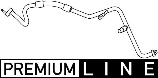 MAHLE AP 104 000P High-/Low Pressure Line, air conditioning