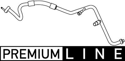 High-/Low Pressure Line, air conditioning MAHLE AP 104 000P