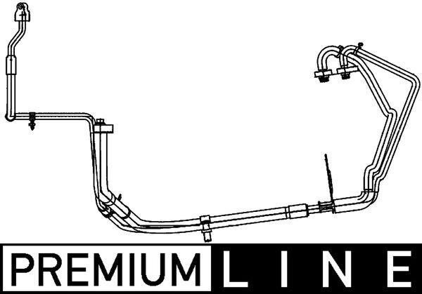 MAHLE AP 109 000P High-/Low Pressure Line, air conditioning
