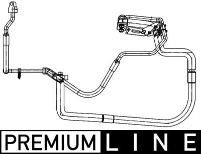 High-/Low Pressure Line, air conditioning MAHLE AP 110 000P