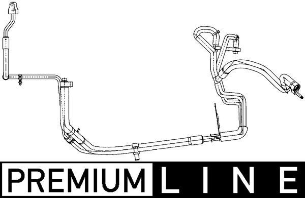 MAHLE AP 113 000P High-/Low Pressure Line, air conditioning