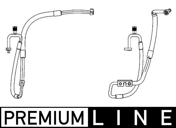 MAHLE AP 114 000P High-/Low Pressure Line, air conditioning