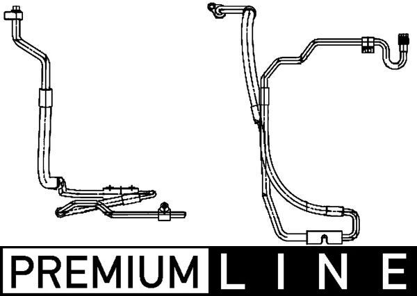 MAHLE AP 116 000P High-/Low Pressure Line, air conditioning