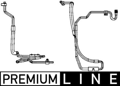 High-/Low Pressure Line, air conditioning MAHLE AP 116 000P