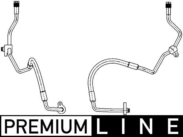 MAHLE AP 118 000P High Pressure Line, air conditioning