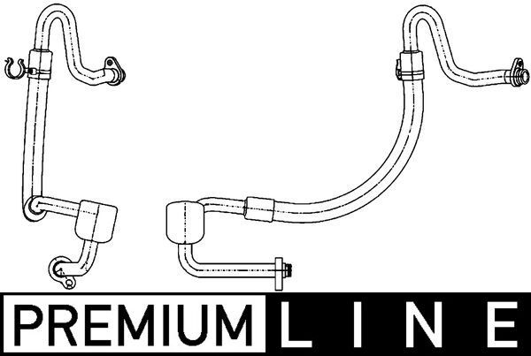 MAHLE AP 121 000P Low Pressure Line, air conditioning