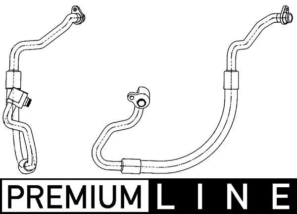 MAHLE AP 129 000P Low Pressure Line, air conditioning