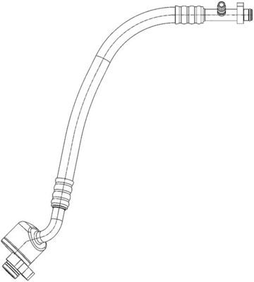 MAHLE AP 131 000P Low Pressure Line, air conditioning