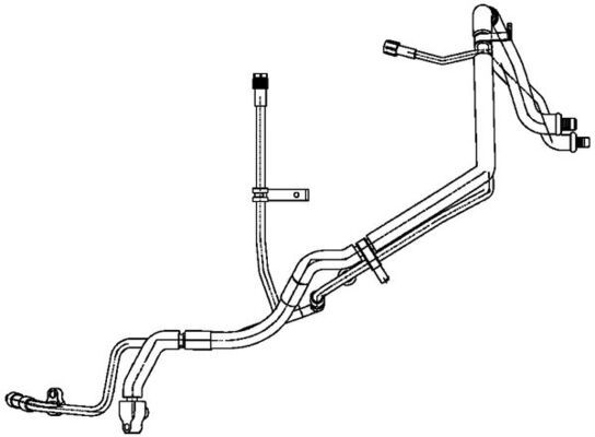 MAHLE AP 136 000P High-/Low Pressure Line, air conditioning