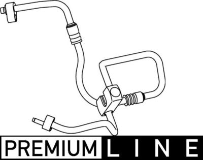 High-/Low Pressure Line, air conditioning MAHLE AP 66 000P