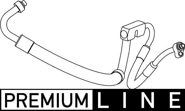 MAHLE AP 69 000P High-/Low Pressure Line, air conditioning