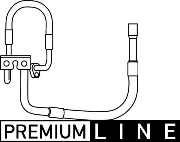 MAHLE AP 78 000P High-/Low Pressure Line, air conditioning