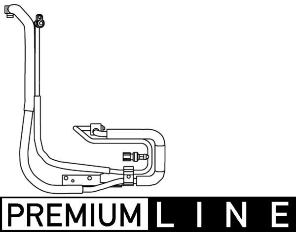 MAHLE AP 95 000P High-/Low Pressure Line, air conditioning