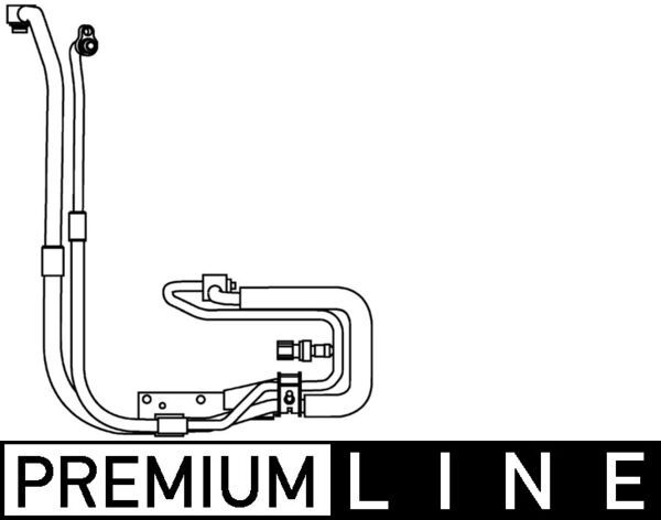 MAHLE AP 96 000P High-/Low Pressure Line, air conditioning