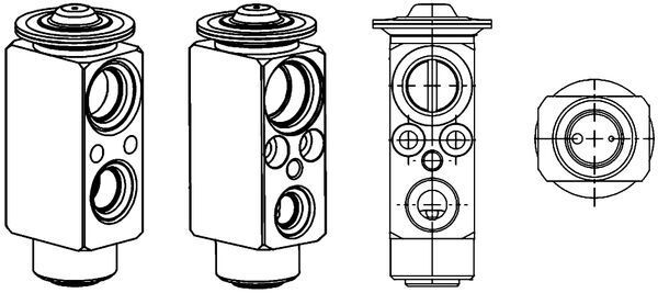 MAHLE AVE 68 000P Expansion Valve, air conditioning