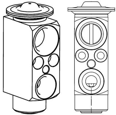 MAHLE AVE 81 000P Expansion Valve, air conditioning