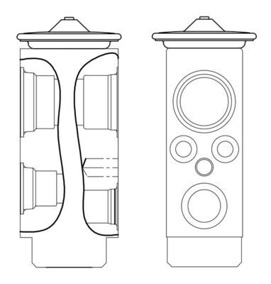 MAHLE AVE 9 000S Expansion Valve, air conditioning