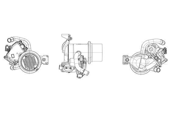 MAHLE CE 54 000P Cooler, exhaust gas recirculation