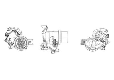 Cooler, exhaust gas recirculation MAHLE CE 55 000P