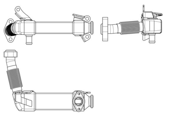 MAHLE CE 17 000P Cooler, exhaust gas recirculation