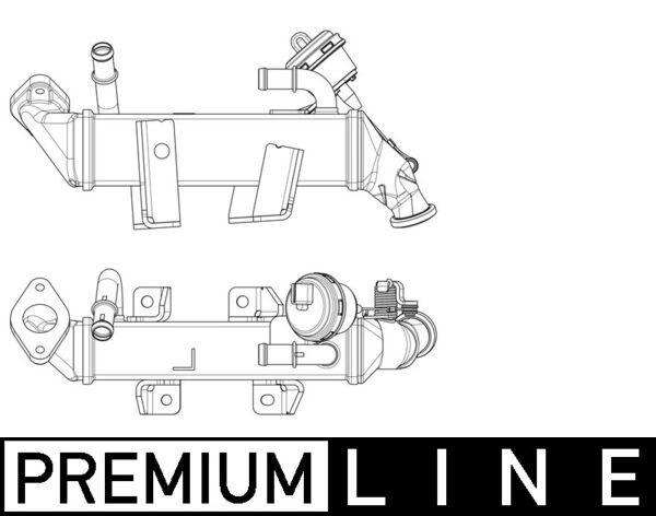 MAHLE CE 19 000P Cooler, exhaust gas recirculation