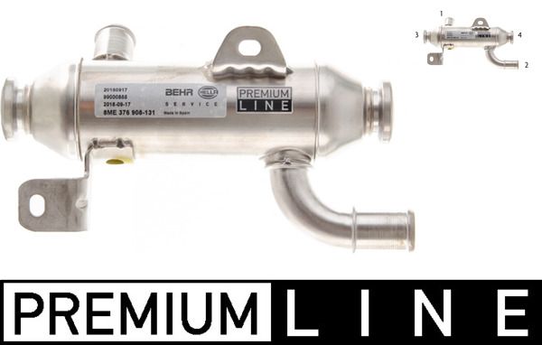 MAHLE CE 33 000P Cooler, exhaust gas recirculation