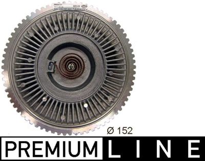 Clutch, radiator fan MAHLE CFC 119 000P