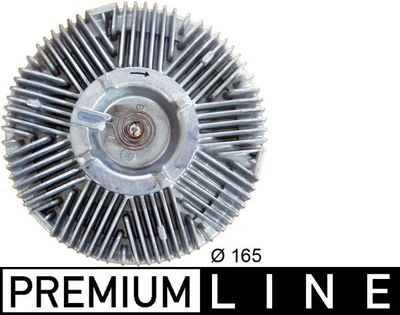 Clutch, radiator fan MAHLE CFC 127 000P