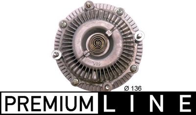 Clutch, radiator fan MAHLE CFC 160 000P