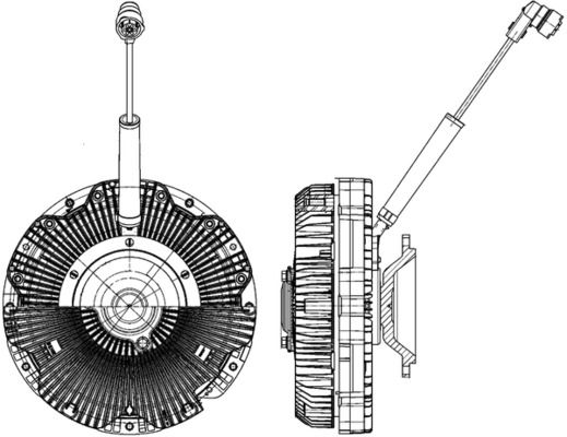 MAHLE CFC 172 000P Clutch, radiator fan