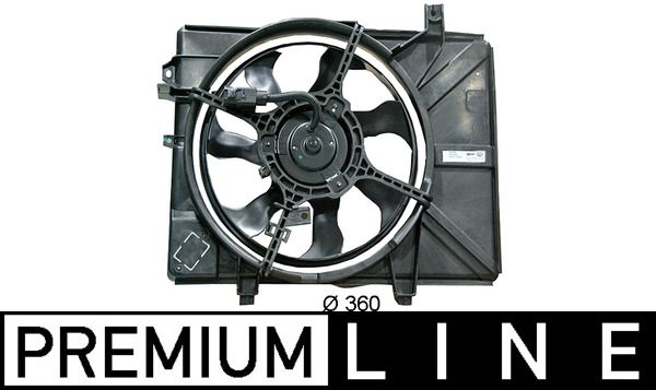 MAHLE CFF 127 000P Fan, engine cooling