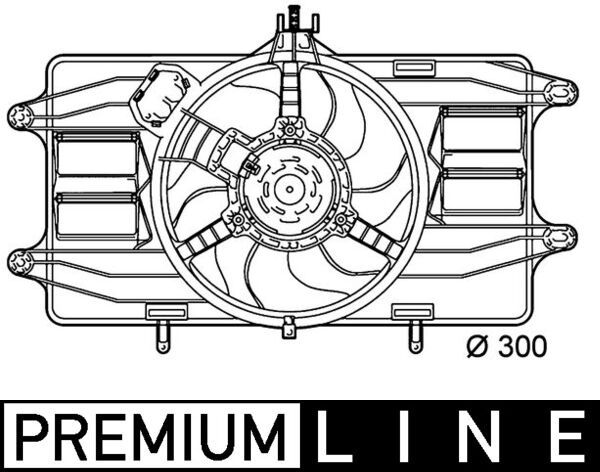 MAHLE CFF 142 000P Fan, engine cooling