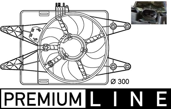 MAHLE CFF 144 000P Fan, engine cooling