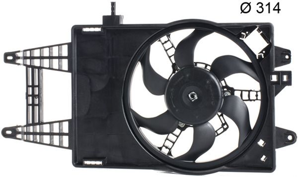 MAHLE CFF 157 000P Fan, engine cooling