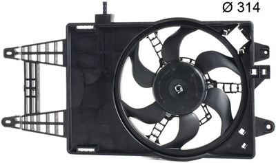 Fan, engine cooling MAHLE CFF 157 000P