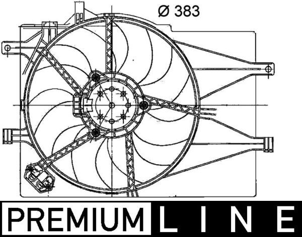 MAHLE CFF 200 000P Fan, engine cooling