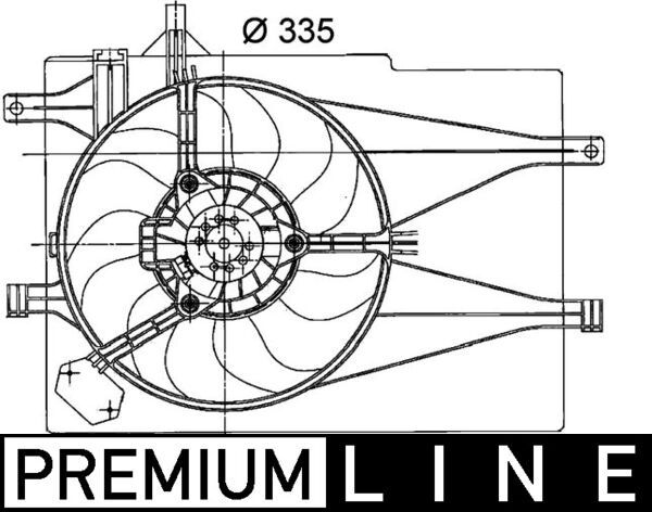 MAHLE CFF 204 000P Fan, engine cooling