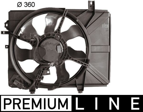 MAHLE CFF 225 000P Fan, engine cooling